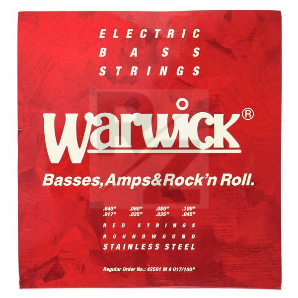 Image Warwick Red Strings 8 M 017/40-045/100
