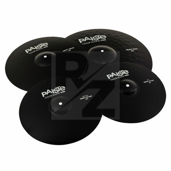 Image Paiste 900 Color Rock Cymbal Set BK