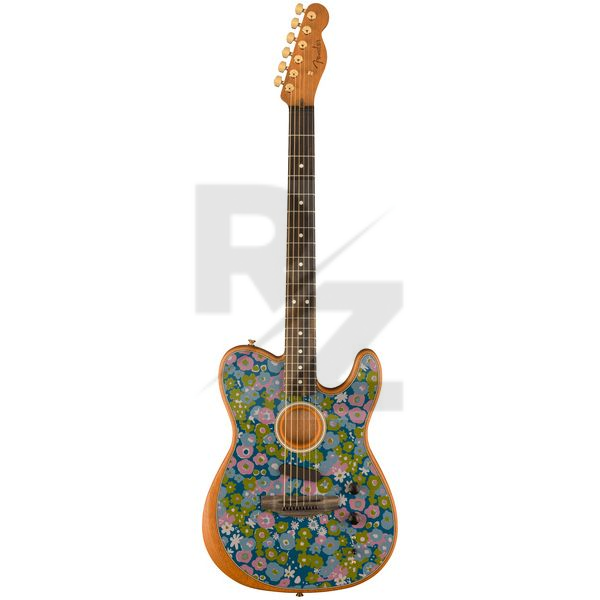 Fender AM Acoustasonic Tele Blue Fl. Image Fender AM Acoustasonic Tele Blue Fl.