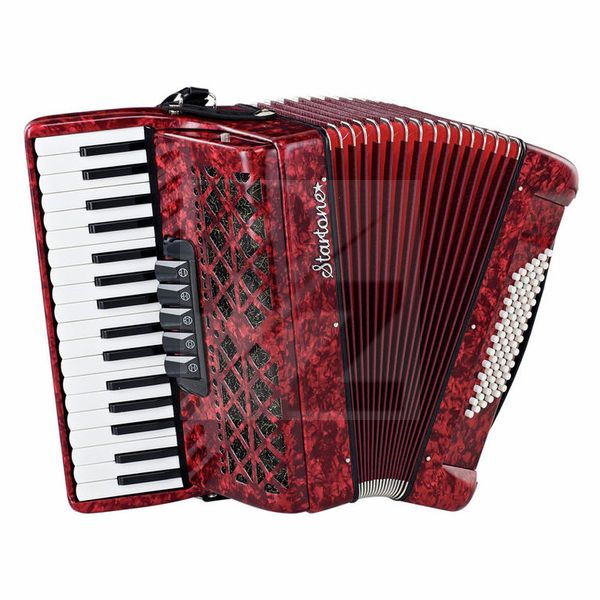 Image Startone Piano Accordion 72 Red MKII