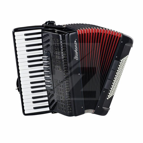 Startone Piano Accordion 96 Black MKII Image Startone Piano Accordion 96 Black MKII