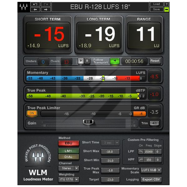 Image Waves WLM Plus Loudness Meter