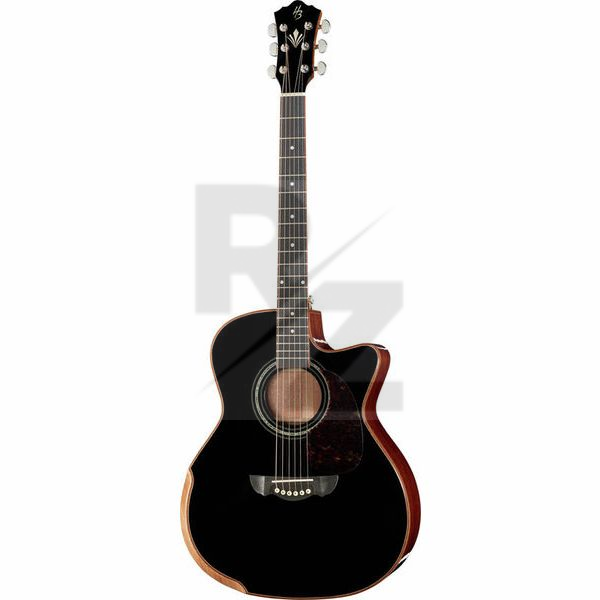 Harley Benton CLG-650SM-CE BK SolidWood Image Harley Benton CLG-650SM-CE BK SolidWood