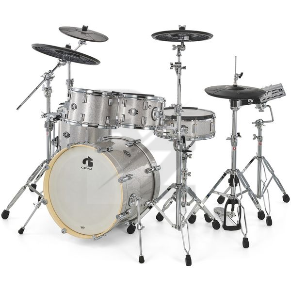 Gewa G9 E-Drum Set Pro 5 SE Silver Image Gewa G9 E-Drum Set Pro 5 SE Silver