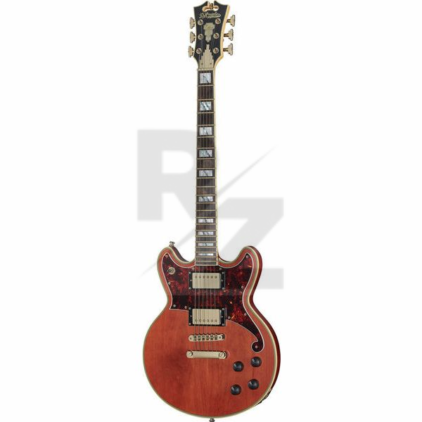 D'Angelico Deluxe Brighton Matte Walnut Image D'Angelico Deluxe Brighton Matte Walnut