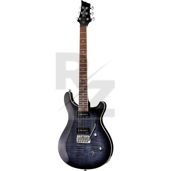 Harley Benton CST-24T P90 Black Flame Image Harley Benton CST-24T P90 Black Flame