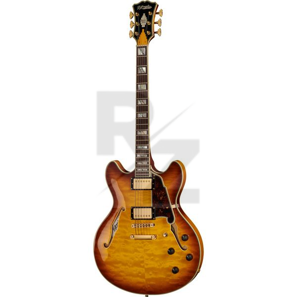 Image D'Angelico Excel DC XT Iced Tea Quilt