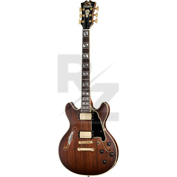 Image D'Angelico Deluxe Mini DC Satin Brown Bur
