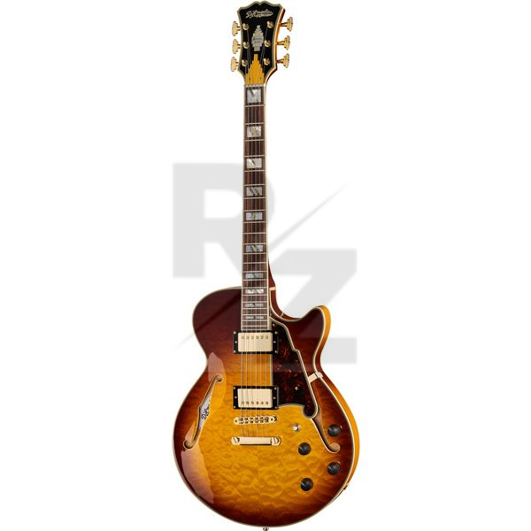 D'Angelico Excel SS XT Iced Tea Quilt Image D'Angelico Excel SS XT Iced Tea Quilt
