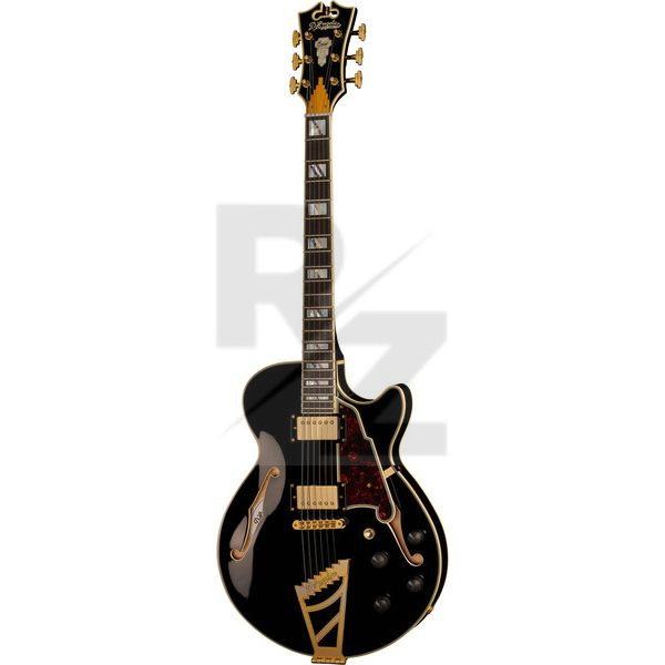 D'Angelico Excel SS Solid Black Image D'Angelico Excel SS Solid Black