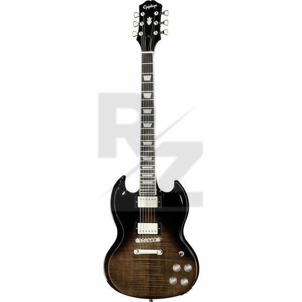 Image Epiphone SG Modern Figured Trans Black