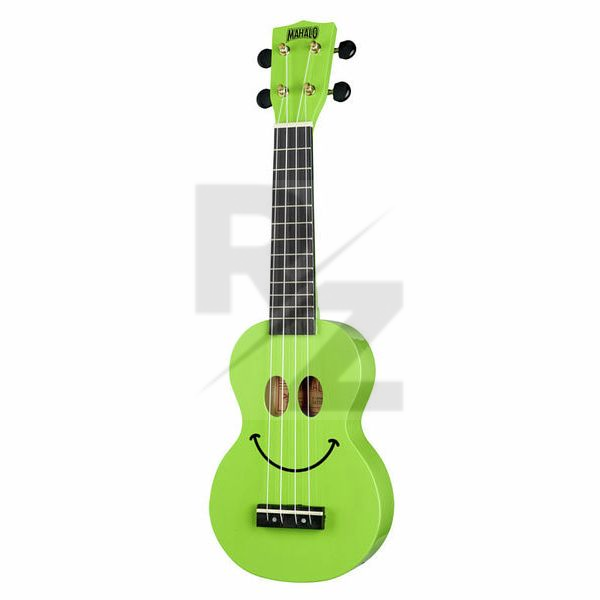 Image Mahalo Smiley Ukulele Green