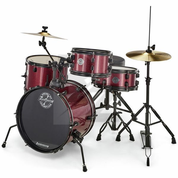 Ludwig Pocket Kit - Red Sparkle Image Ludwig Pocket Kit - Red Sparkle