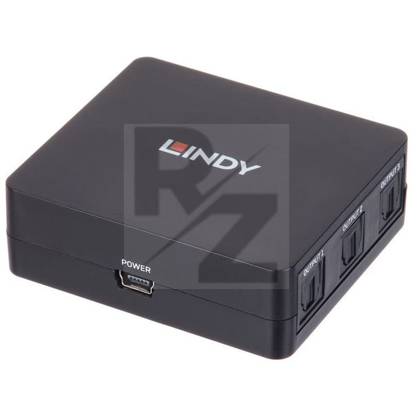 Lindy 3 Port TosLink Splitter Image Lindy 3 Port TosLink Splitter