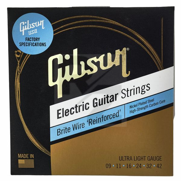 Gibson Brite Wire Reinforced Ul.Light Image Gibson Brite Wire Reinforced Ul.Light