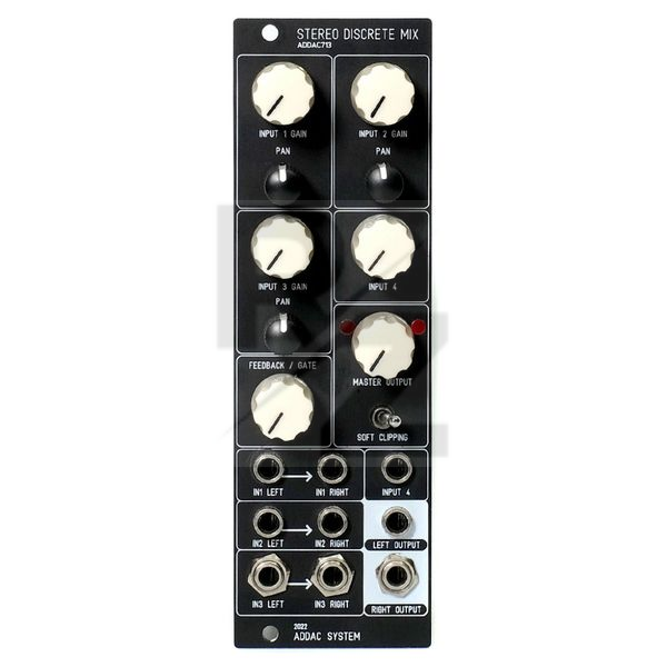 ADDAC 713 Stereo Discrete Mixer Image ADDAC 713 Stereo Discrete Mixer