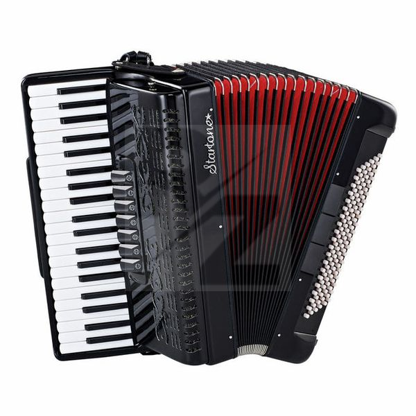 Image Startone Piano Accordion 120 Black MKII