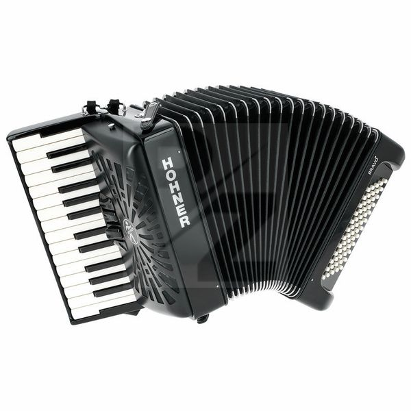 Hohner Bravo II 60 Black silent key Image Hohner Bravo II 60 Black silent key