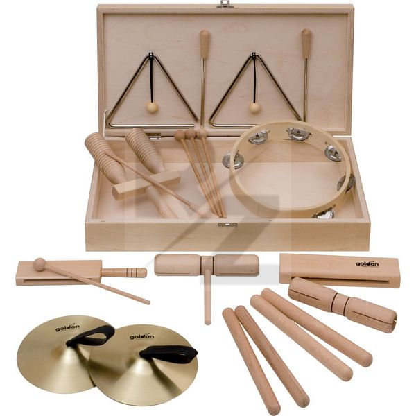 Image Goldon Percussion Set 5 in Wood Box