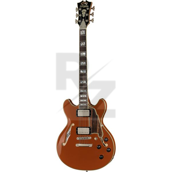 Image D'Angelico Deluxe Mini DC LE Rust