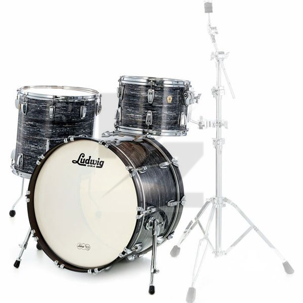 Ludwig Classic Maple Rock Black Oy. Image Ludwig Classic Maple Rock Black Oy.