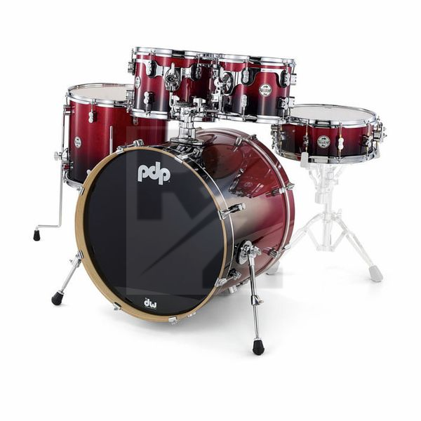 Image DW PDP CM5 Std. Red/Blk Shell Kit