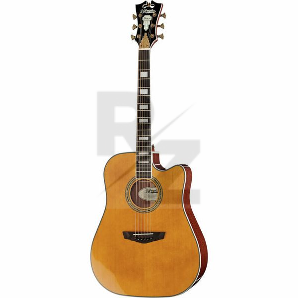 D'Angelico Premier Bowery Vintage Natural Image D'Angelico Premier Bowery Vintage Natural