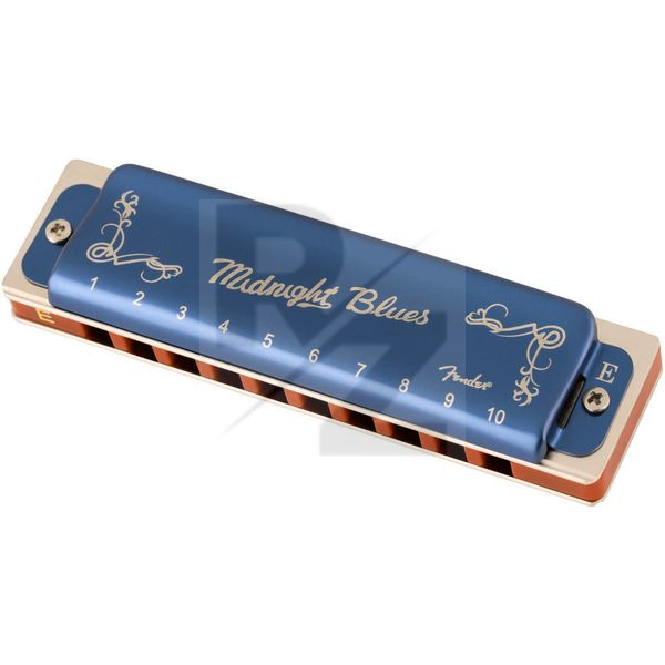 Fender Midnight Blues Harmonica in E Image Fender Midnight Blues Harmonica in E