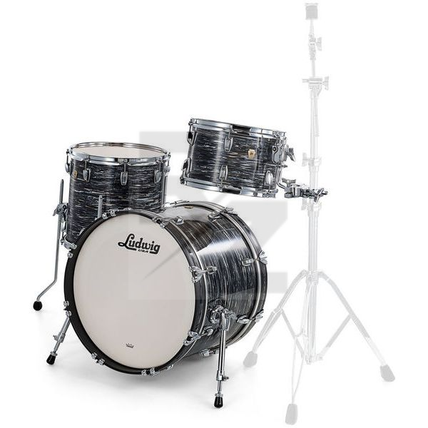 Ludwig Classic Maple Downbeat Black O Image Ludwig Classic Maple Downbeat Black O