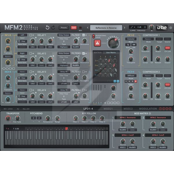 Image u-he MFM2: More Feedback Machine