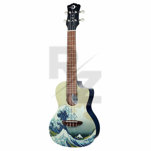 Image Luna Guitars Ukulele Great Wave Concert