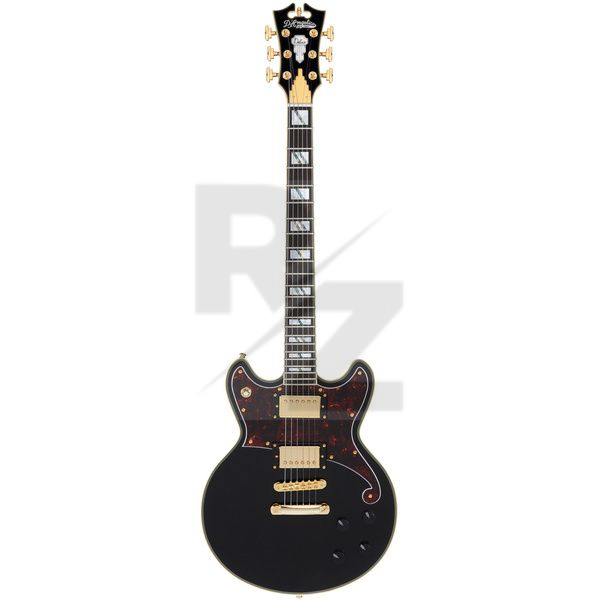 Image D'Angelico Deluxe Brighton Solid Black