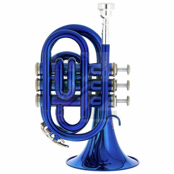 Thomann TR 25 Bb-Pocket Trumpet Blue Image Thomann TR 25 Bb-Pocket Trumpet Blue