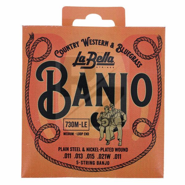 Image La Bella 5-String Banjo Medium