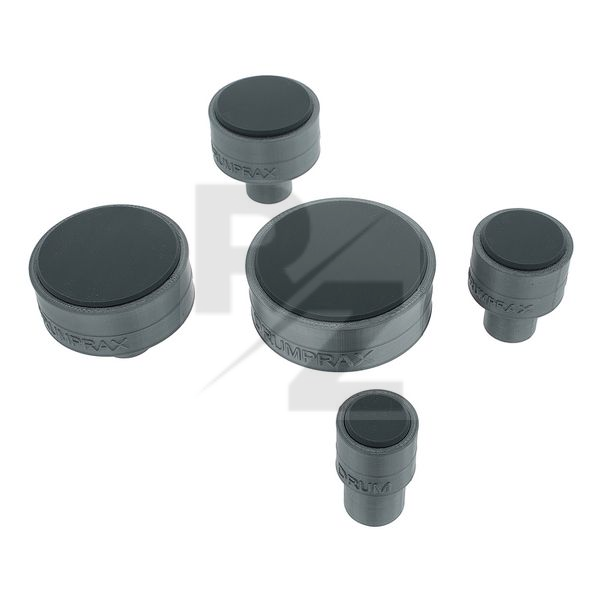 Image Drumprax Take 5 Practice Pads Grey