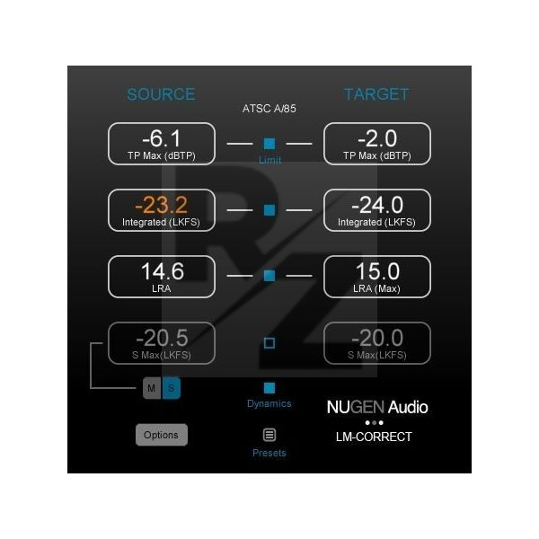 Image Nugen Audio LM-Correct 2 DynApt Extension
