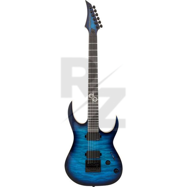 Image Solar Guitars S1.6AQOB Quilted Ocean Blue Br