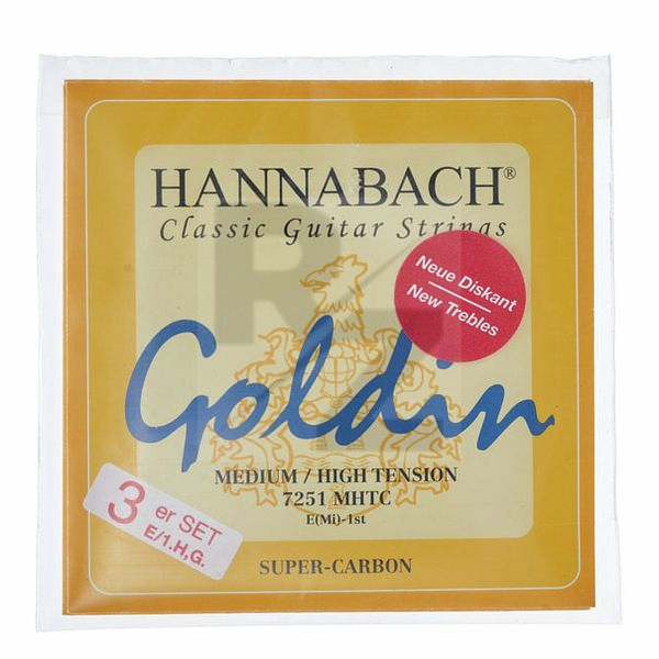Image Hannabach Goldin Super Carbon Treble Set