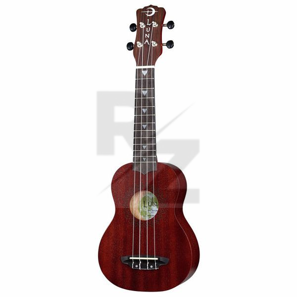 Image Luna Guitars Vintage Mahogany Soprano RS