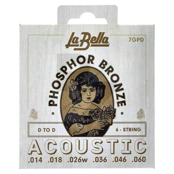 Image La Bella 7GPD Phosphor Bronze DADGAD