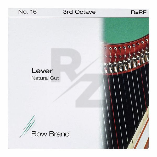Image Bow Brand NG 3rd D Gut Harp String No.16