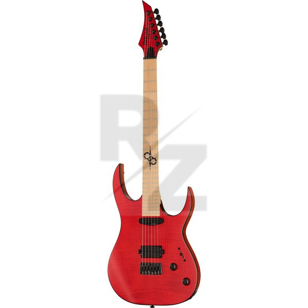Image Solar Guitars SB1.6HFBR Flame Blood Red