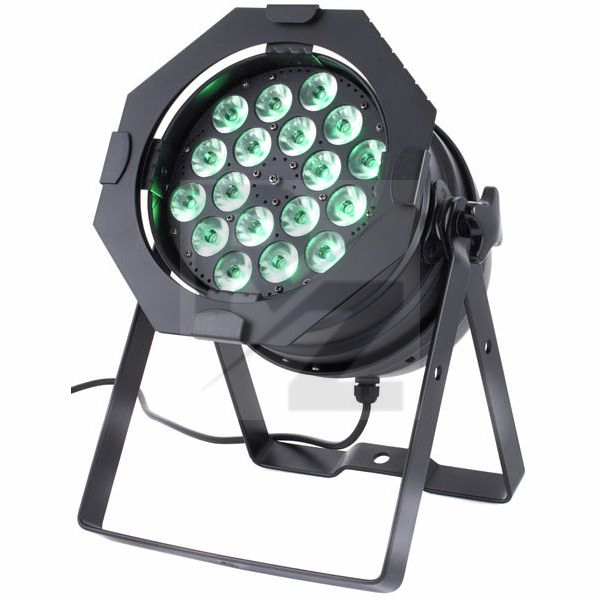 Showtec LED Par 64 Short Q4-18 Black Image Showtec LED Par 64 Short Q4-18 Black