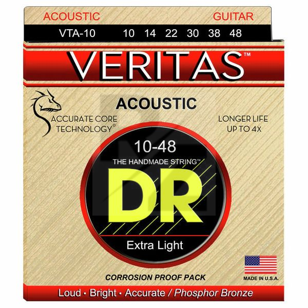 Image DR Strings Veritas Acoustic VTA-10