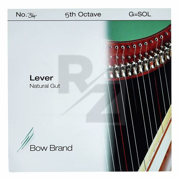 Image Bow Brand NG 5th G Gut Harp String No.34