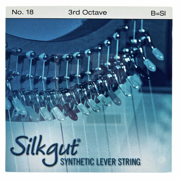 Image Bow Brand Silkgut 3rd B Harp Str. No.18