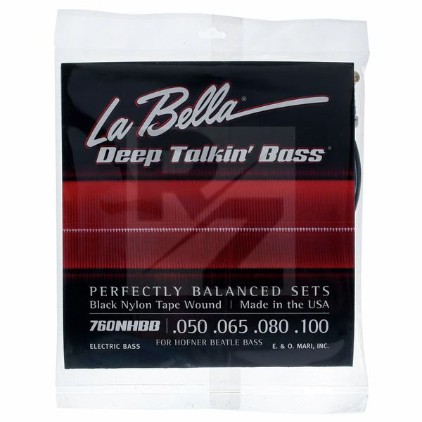 Image La Bella 760NHBB Beatle Bass Set BN