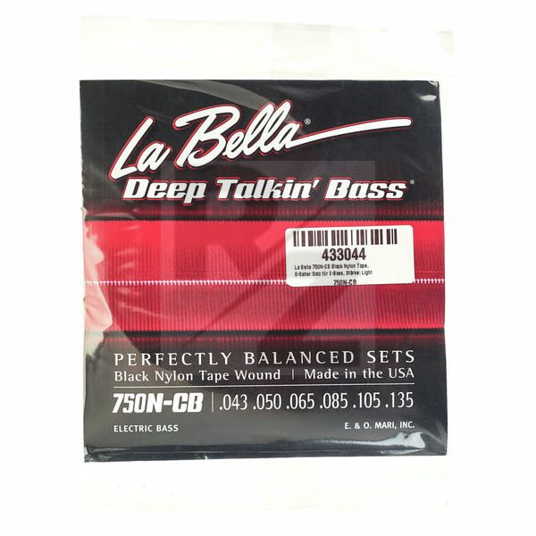 Image La Bella 750N-CB Black Nylon Tape