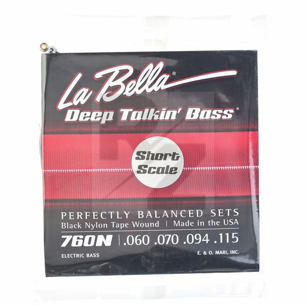 Image La Bella 760N-S Black Nylon Tape