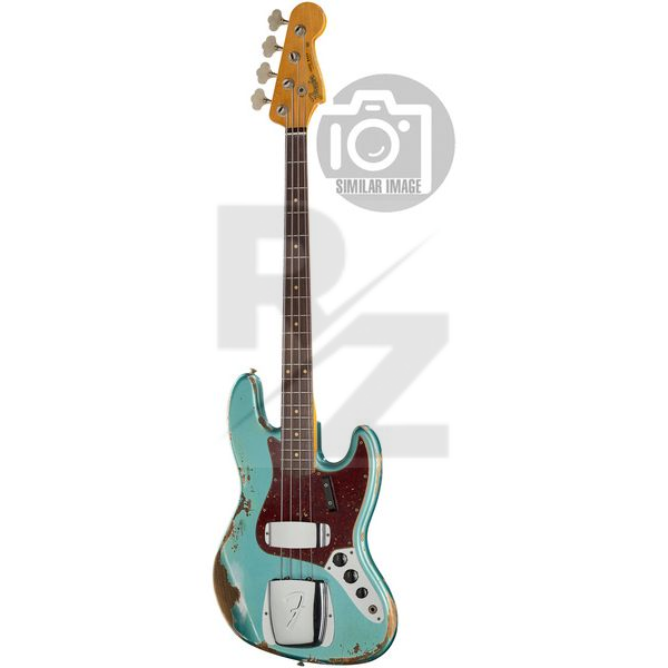 Fender 62 Jazz Bass Heavy Relic TGM Image Fender 62 Jazz Bass Heavy Relic TGM